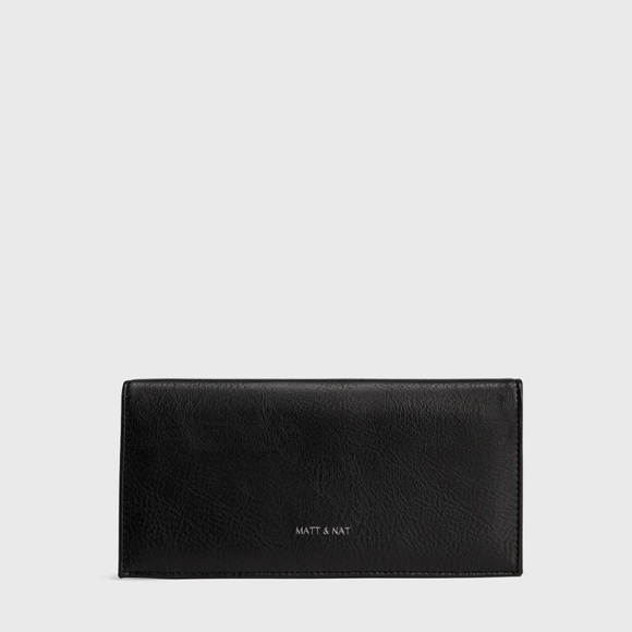 Matt & Nat Reid Vegan Black Wallet - Picture 2 of 11